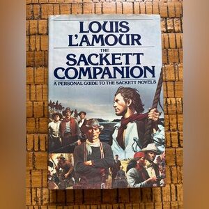 The Sackett Companion First Edition Hardcover by Louis L'Amour EUC